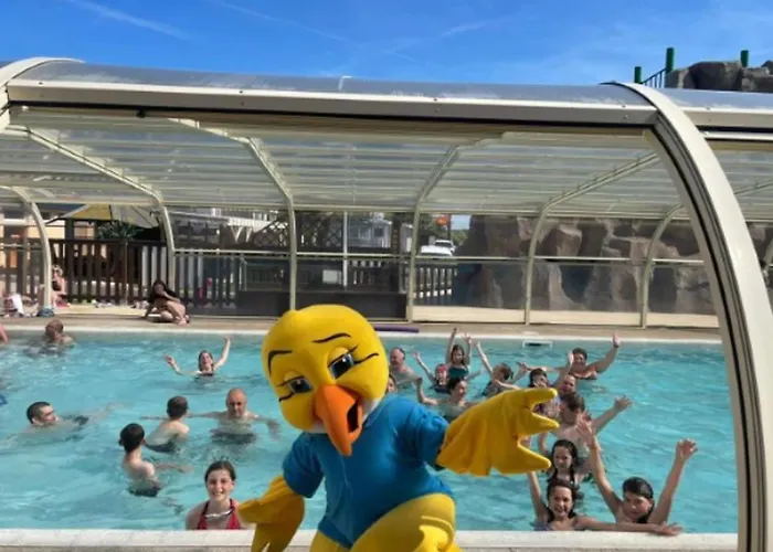 Mobil 6 Pers. Avec Terrasse A Sainte-marie-du-mont - Api-1-52-1295 营地 圣玛丽-迪蒙